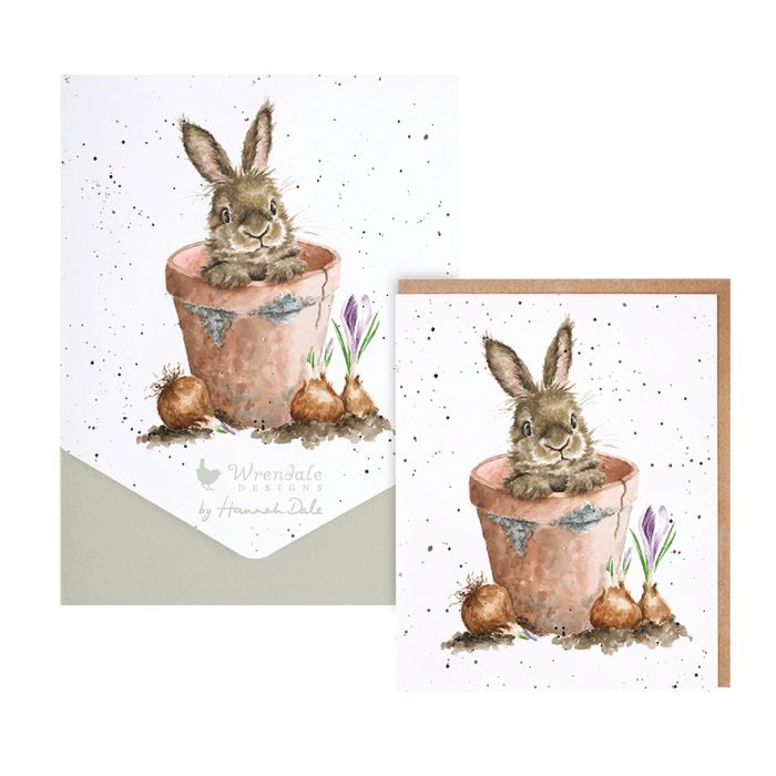 ‘Flower Pot Rabbit’ Notecard Pack
