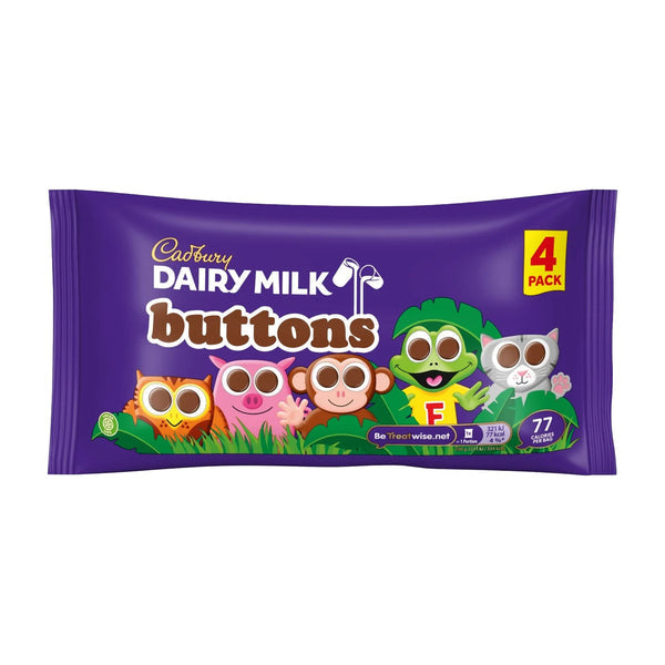 Cadbury Milk Buttons - 4pk