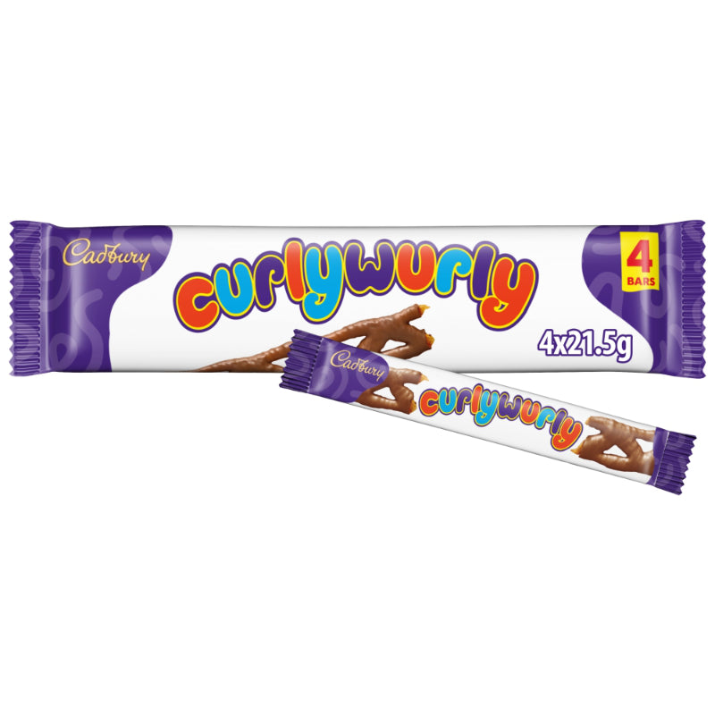 Cadbury Curly Wurly - 4 pack
