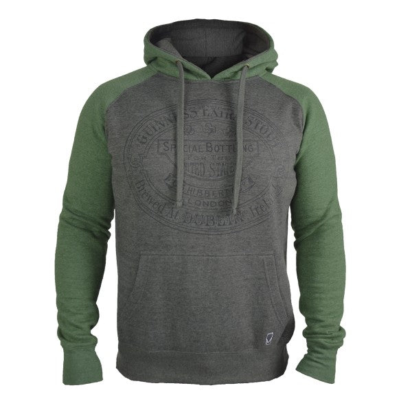 Guinness Gray & Green Hoodie