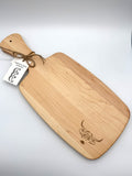 Regular Cutting Board 'Maple/Highland Cow'