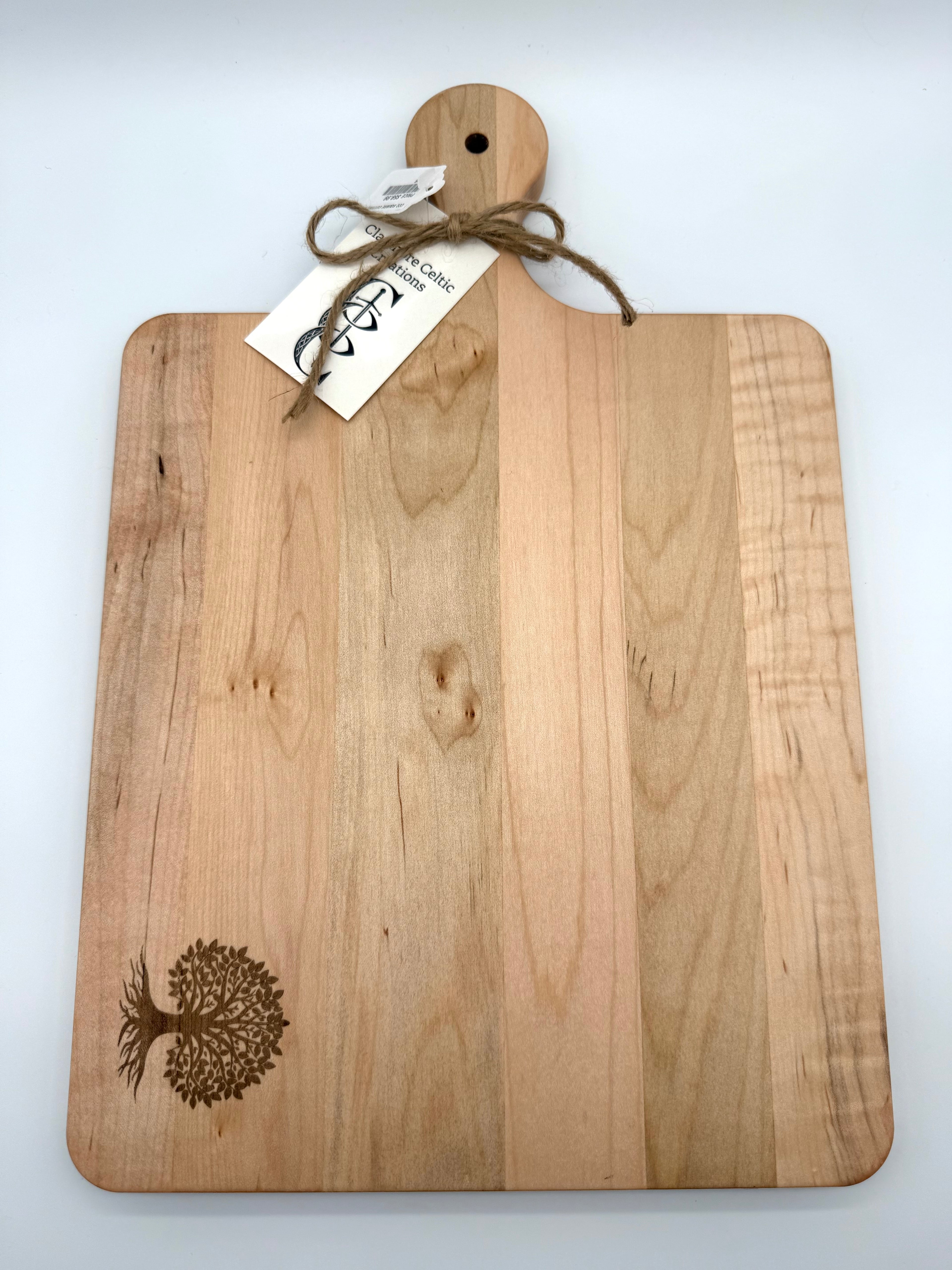 Square Cutting Board 'Maple/Tree of Life'