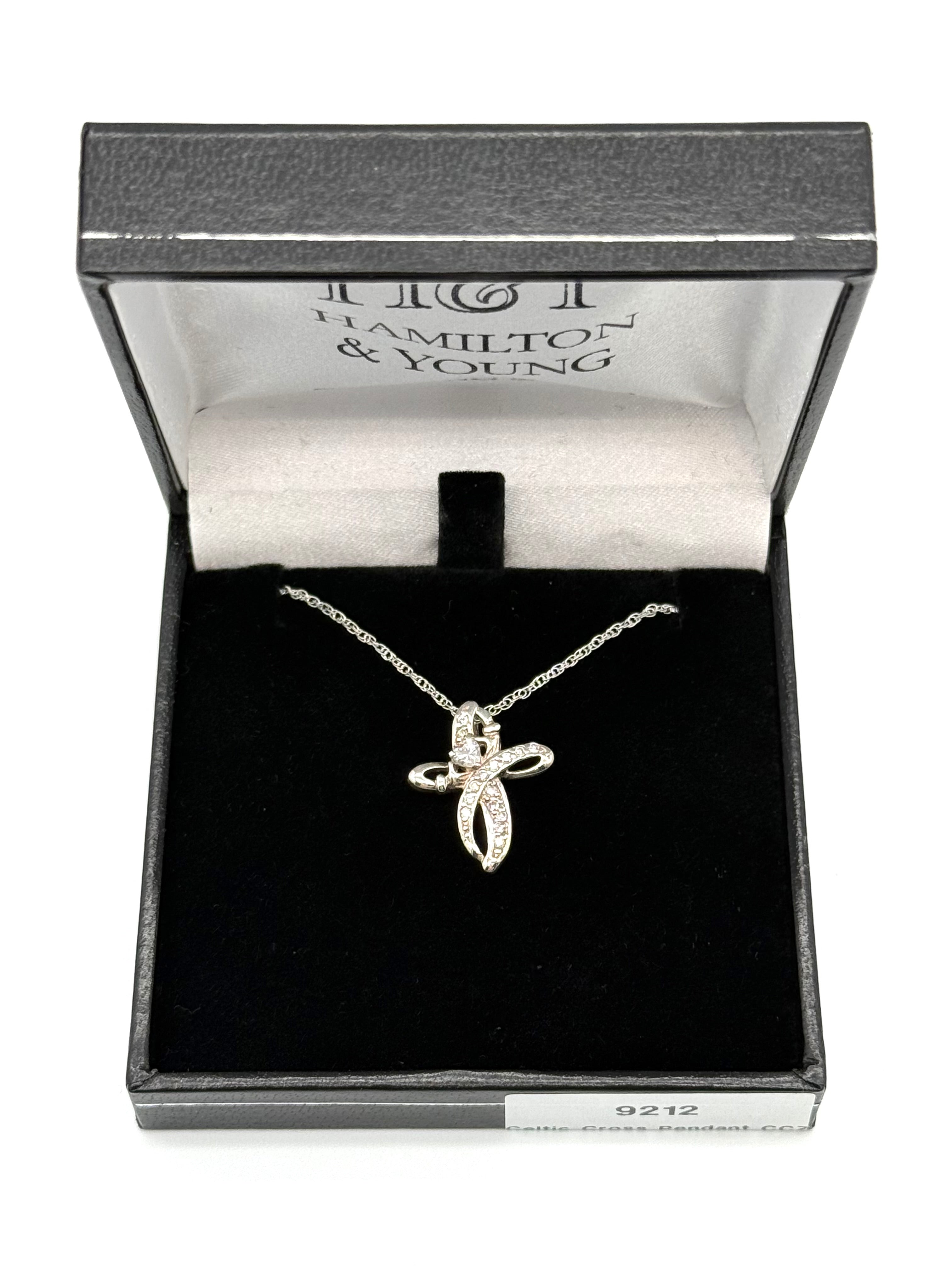 H&Y 'Celtic Cross CZ' Pendant