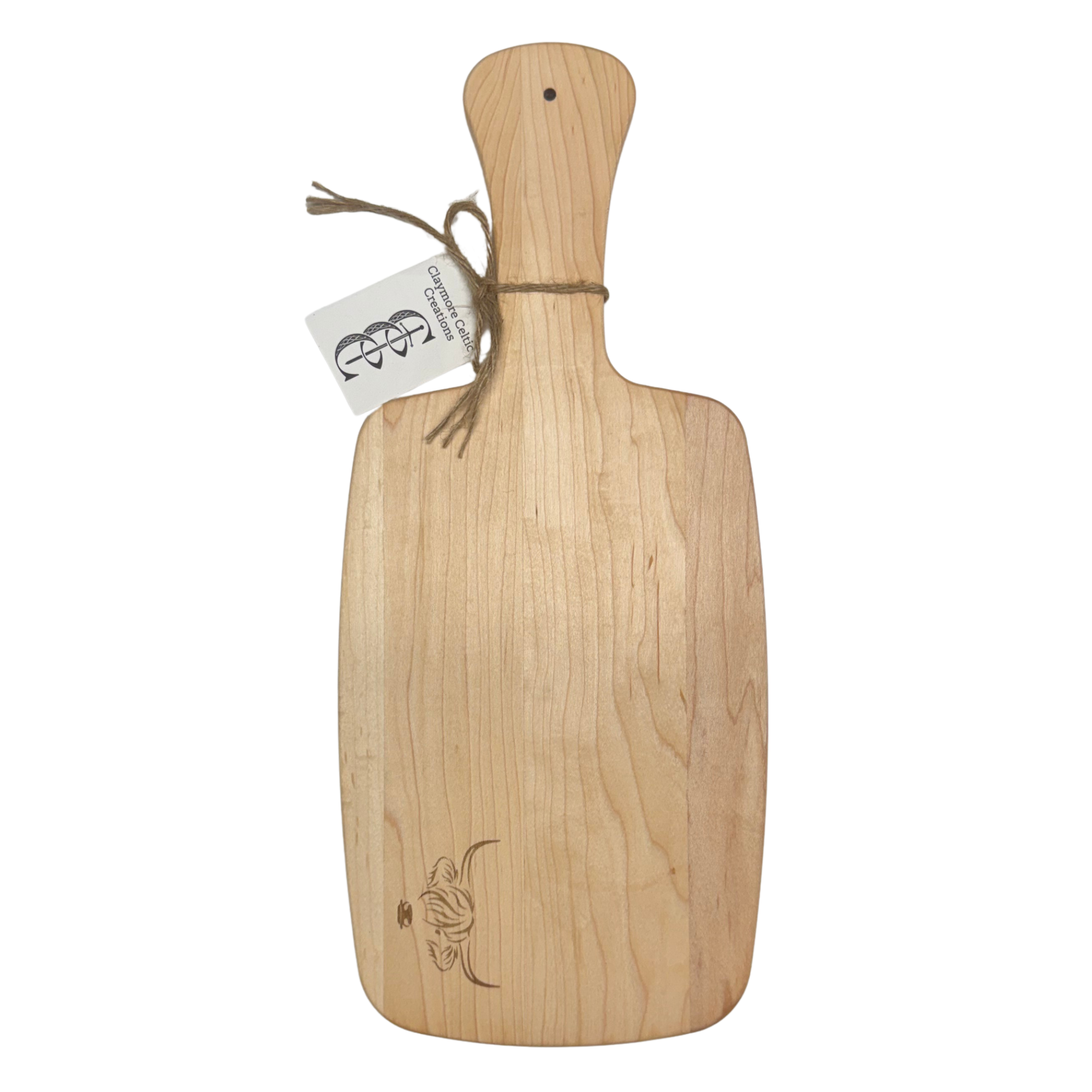 Regular Cutting Board 'Maple/Highland Cow'