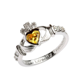 Birthstone Claddagh Ring - November