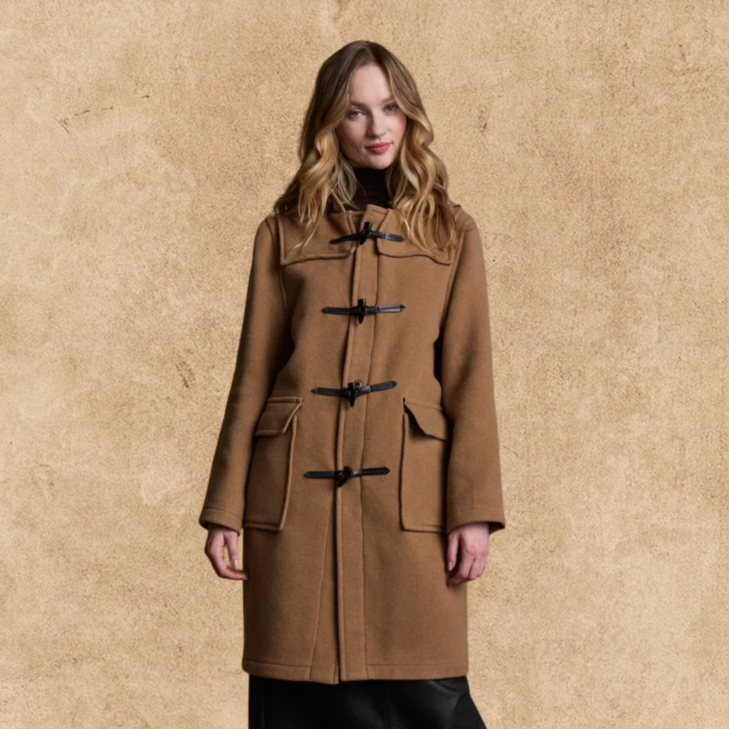 Alex Duffle Coat - Camel Blackwatch