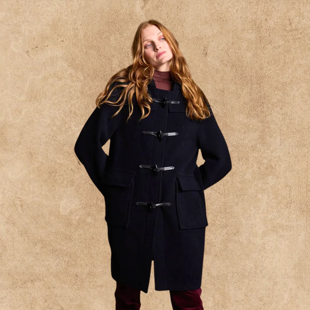 Alex Duffle Coat - Navy Blackwatch