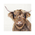 'Farm Highland Cow' Napkins