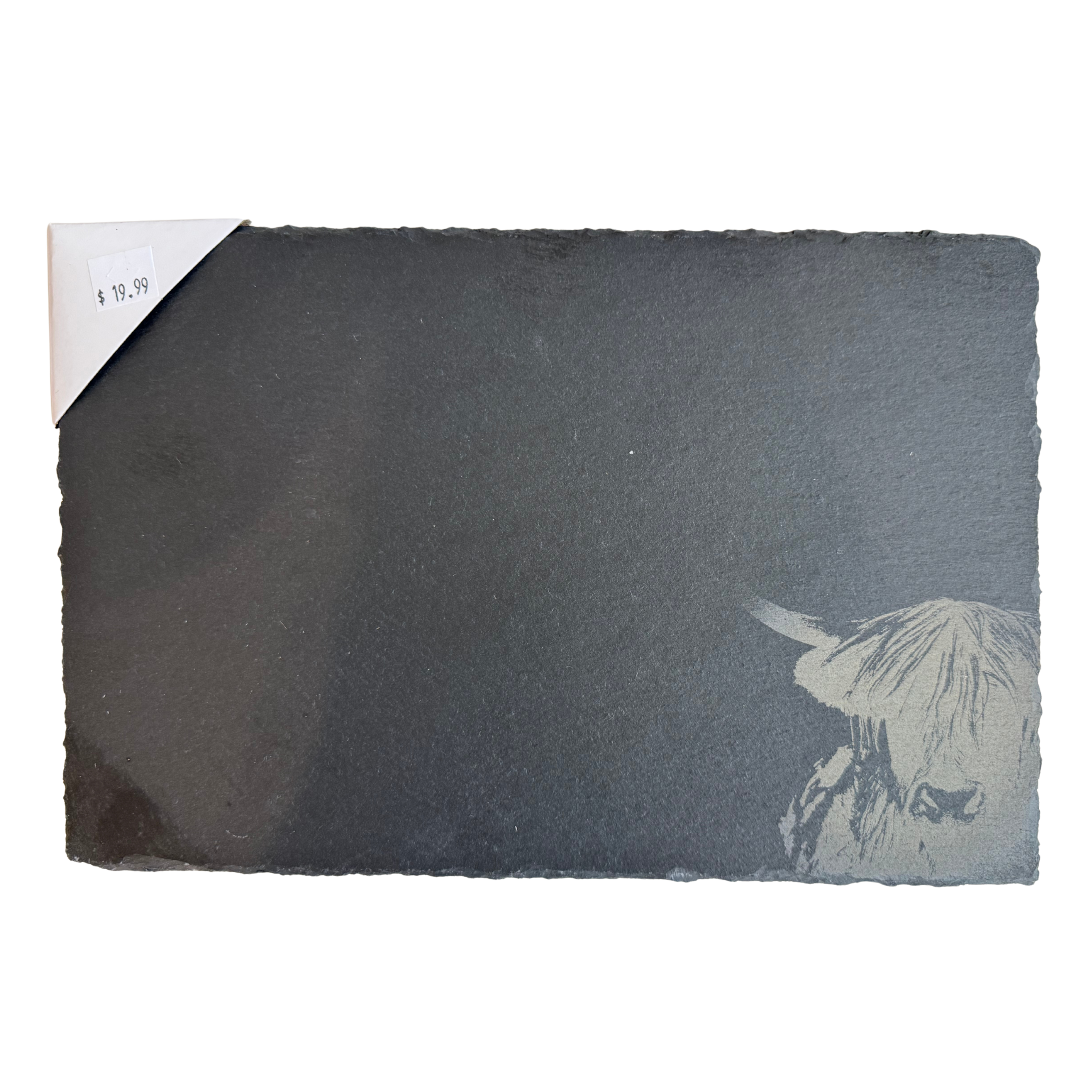 Large Slate Board - Highland Cow