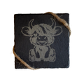 Coaster Set - Highland Cow