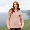 Buncrana Crew Neck - Sky Pink