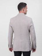 Irish Natural Linen Plain Style Jacket