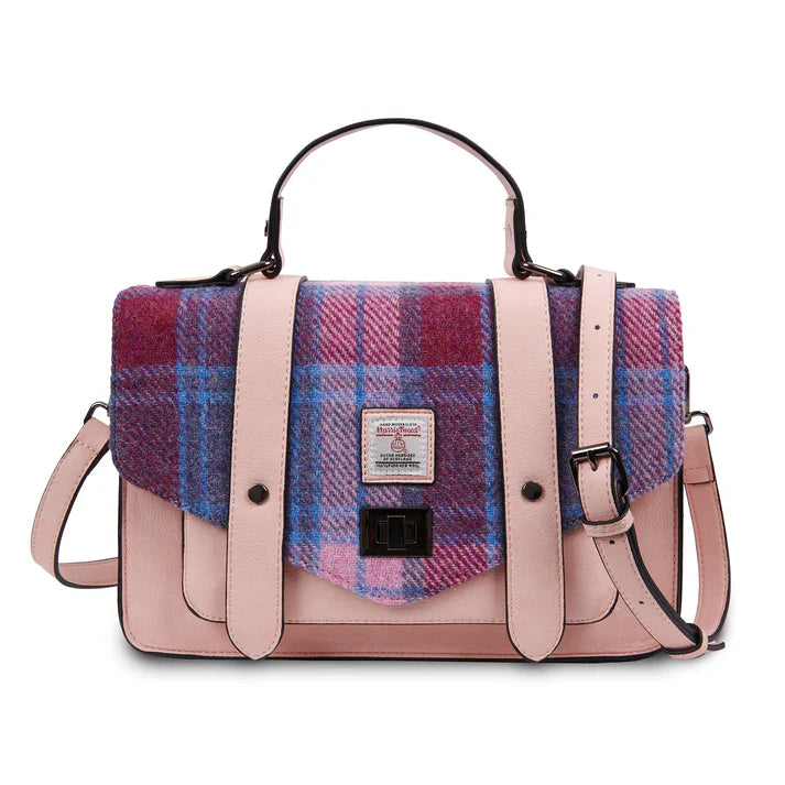 Islander Large Satchel - Pink and Blue