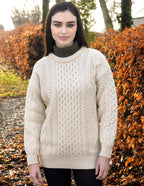 Aran Crew Neck Sweater