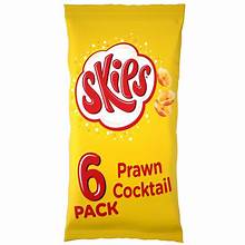 Skips Prawn Cocktail Crisps - 6pk