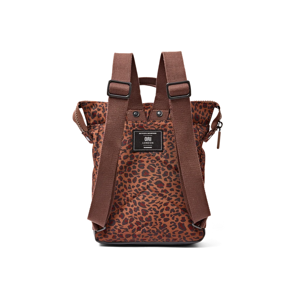 Bantry Small Backpack - Leopard Canvas