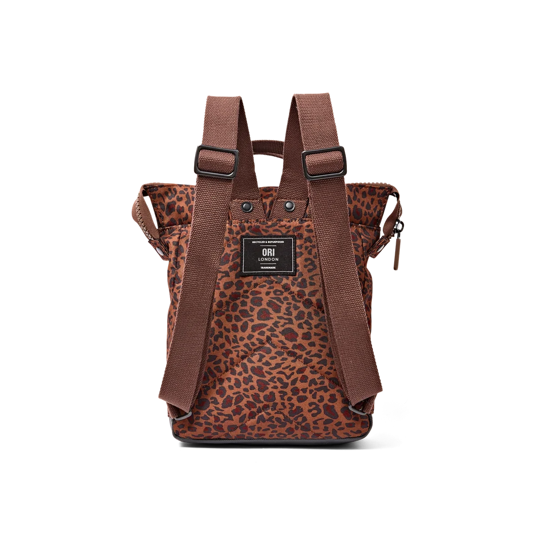 Bantry Small Backpack - Leopard Canvas