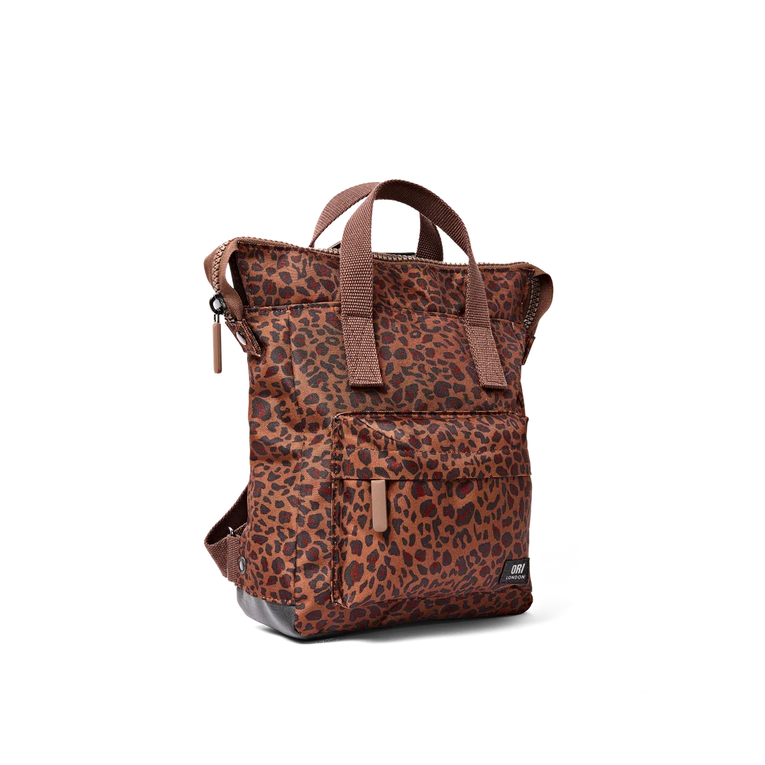Bantry Small Backpack - Leopard Canvas