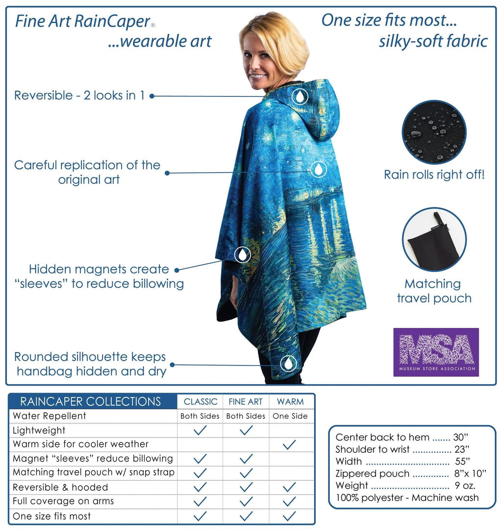 RainCaper Fine Art Rain Poncho