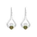 Connemara Marble - Claddagh Earrings