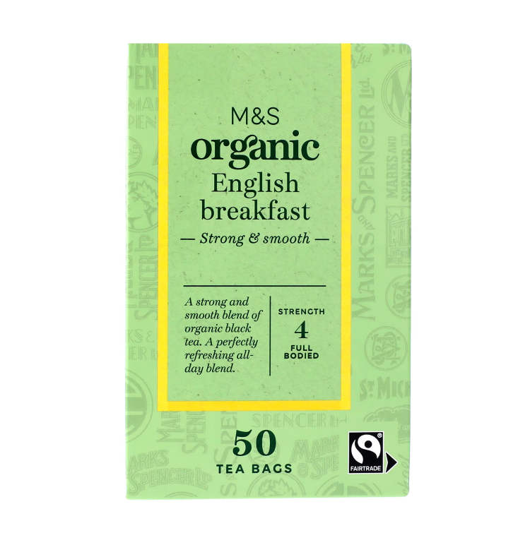 M&S 'Organic English' Tea 50 Bag