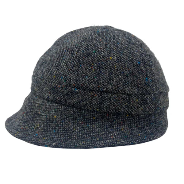 Slieve League Hat Tweed - Grey Salt & Pepper