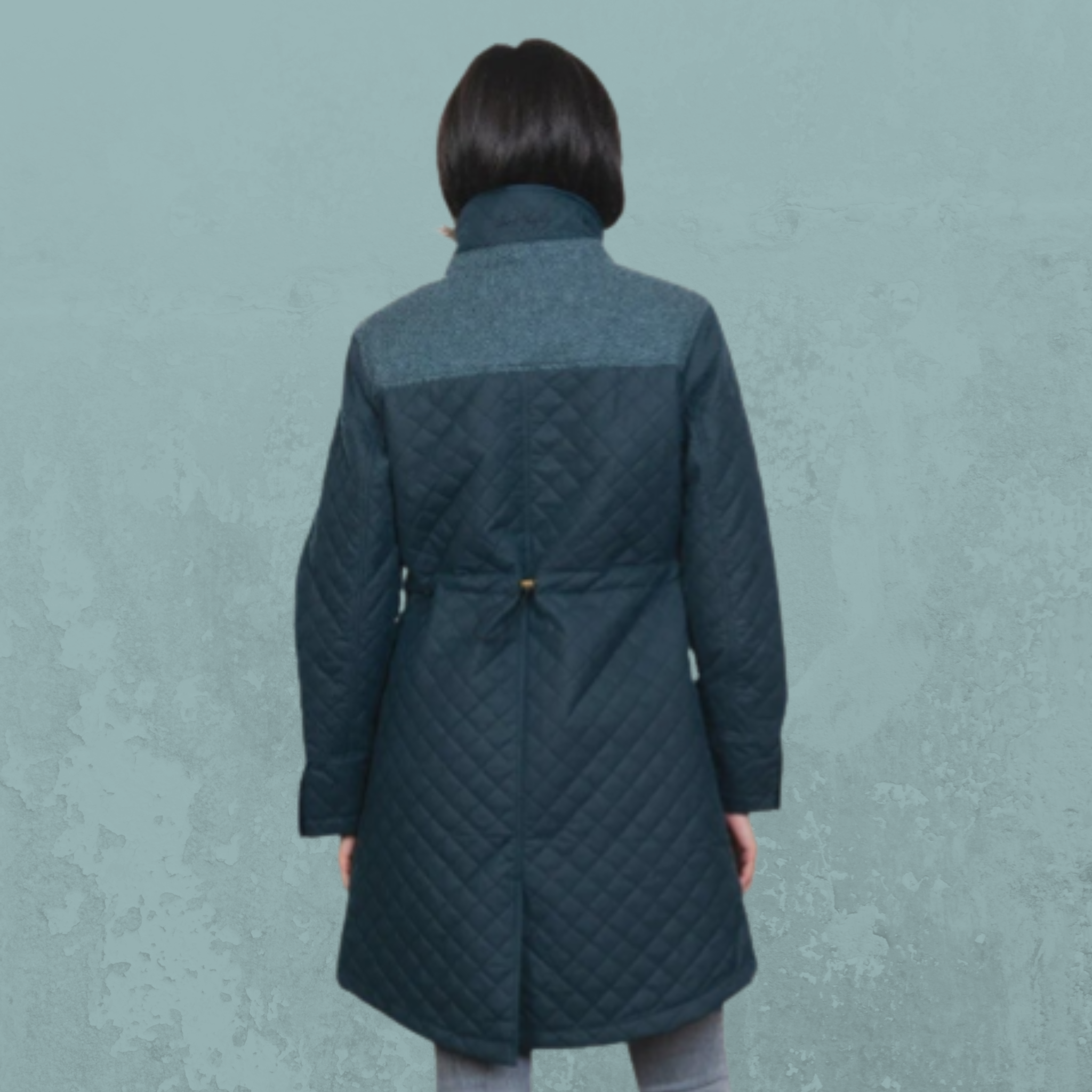 Jodie Wax Coat - Teal
