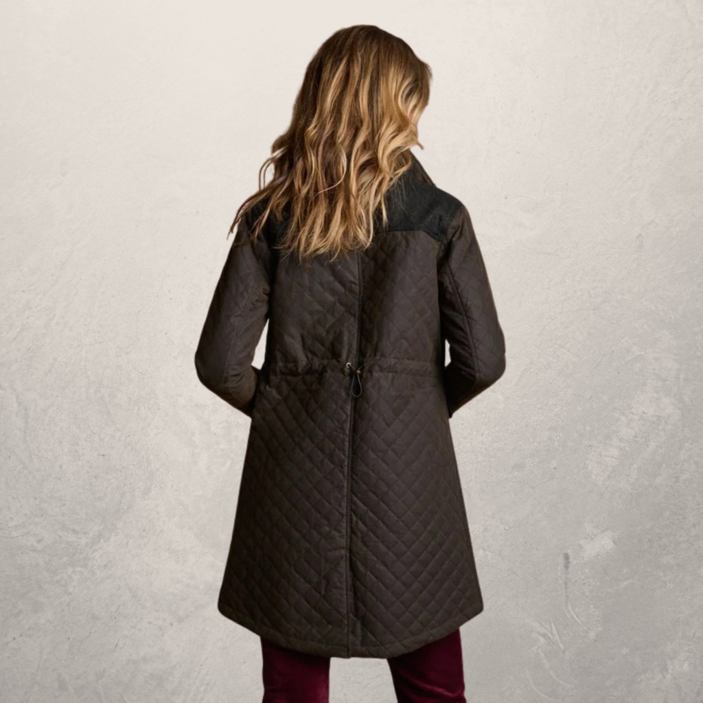 Jodie Wax Coat - Olive