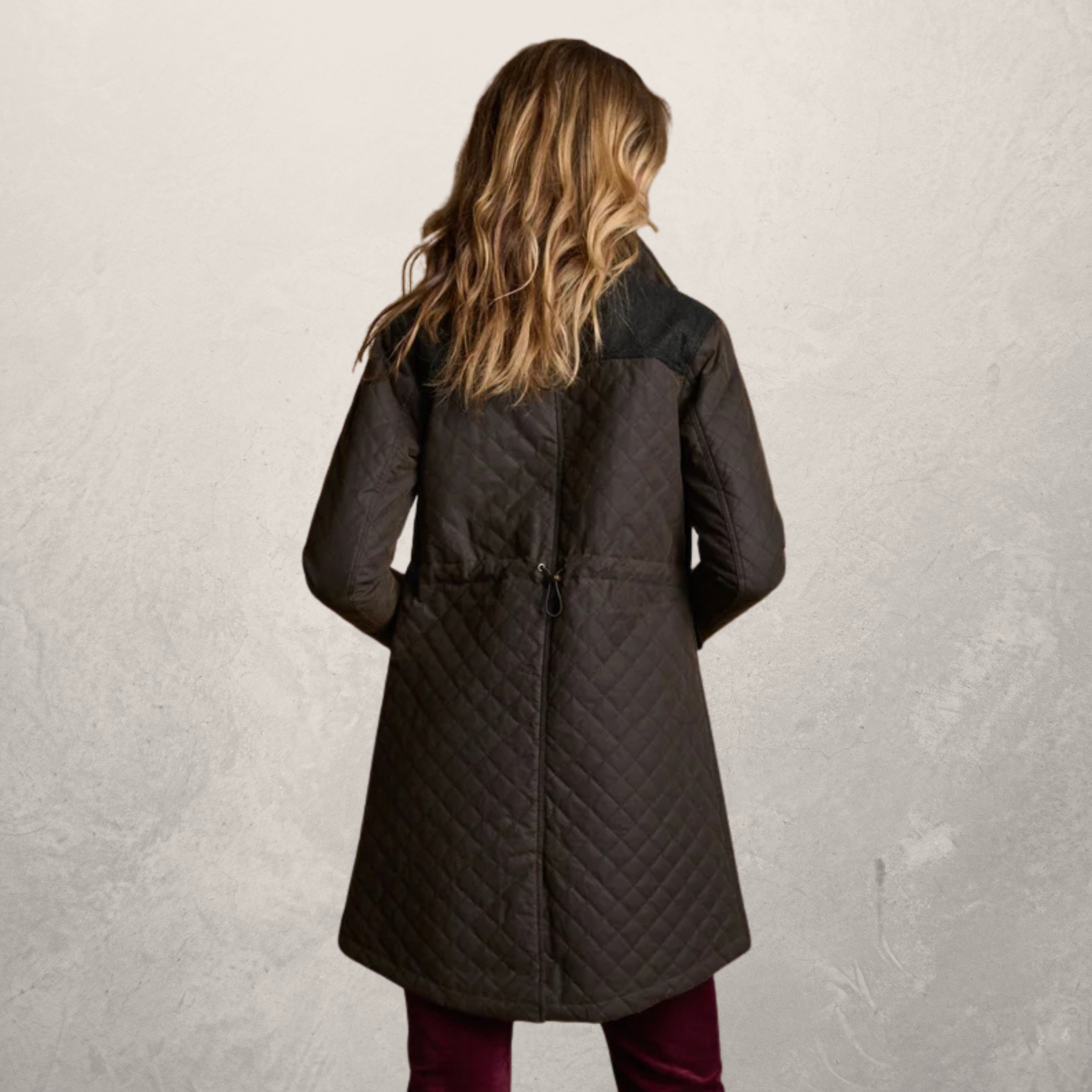 Jodie Wax Coat - Olive