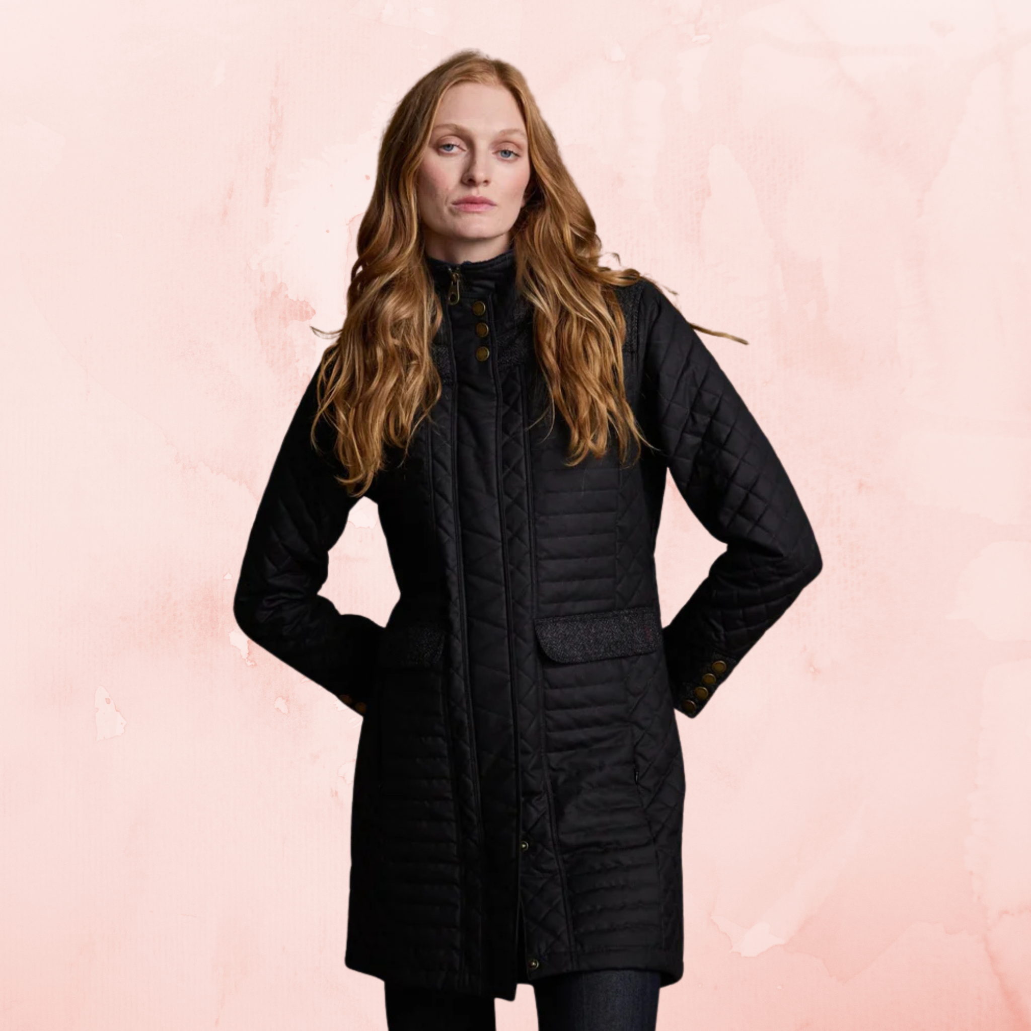 Jodie Wax Coat - Black