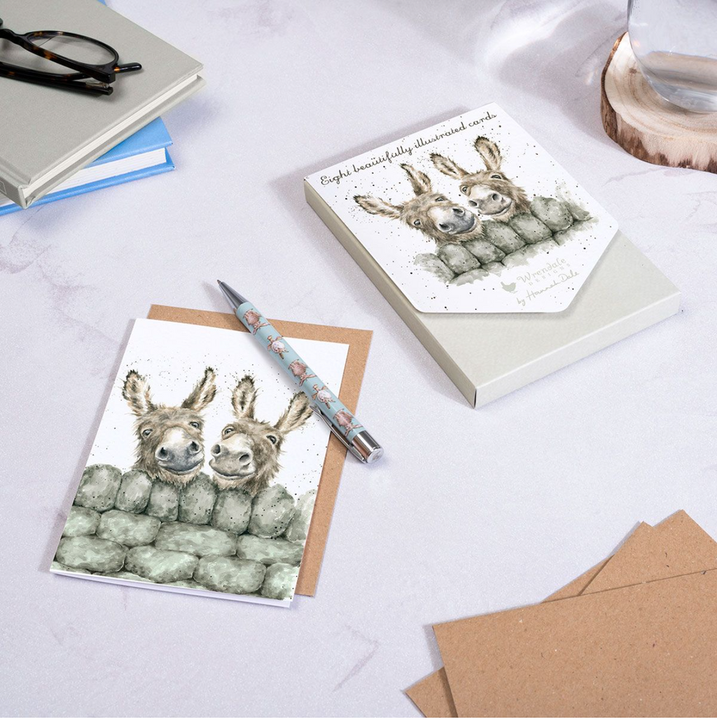 'Hee Haw' Donkey Notecard set
