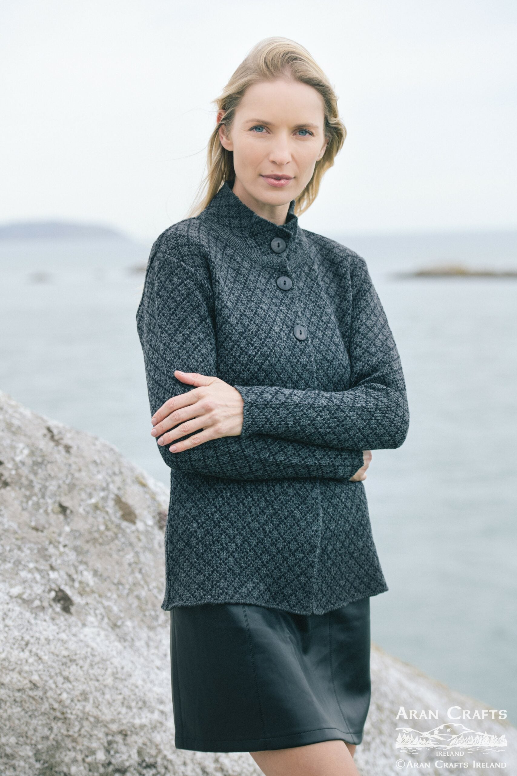 Foxrock Chequered Jacquard Jacket