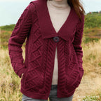Beltra One Button Sailor Collar Cardigan