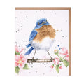 Wrendale Card 'The Bluebird'