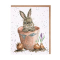 Wrendale Card 'The Flower Pot'