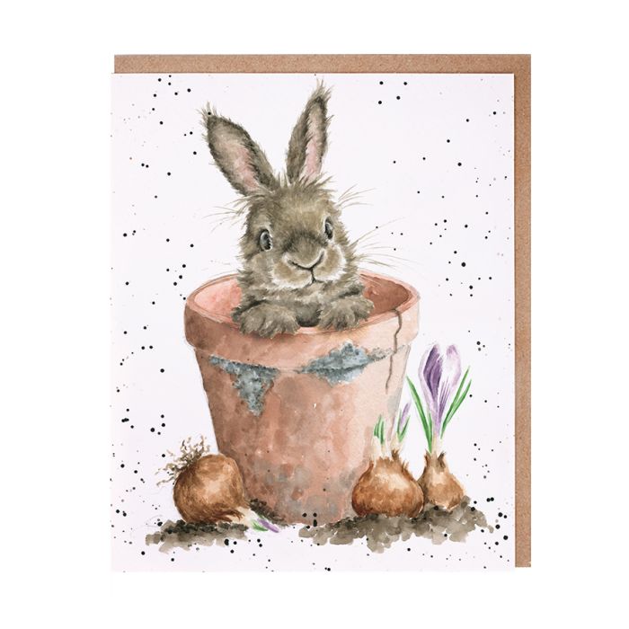 Wrendale Card 'The Flower Pot'