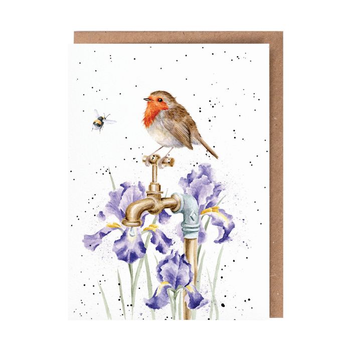 Wrendale Card 'The Gardeners Guest'