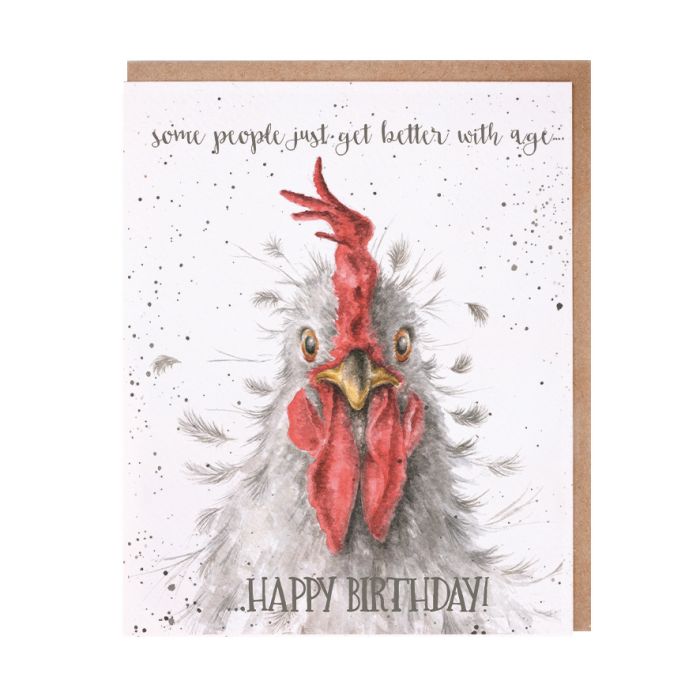 Wrendale Card 'Better with Age'