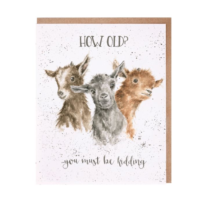 Wrendale Card 'Just Kidding'