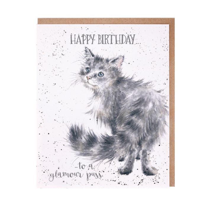 Wrendale Card 'Glamour Puss'