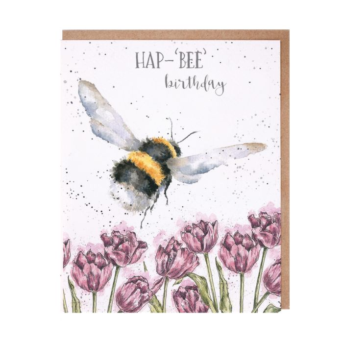 Wrendale Card 'HapBee Birthday'