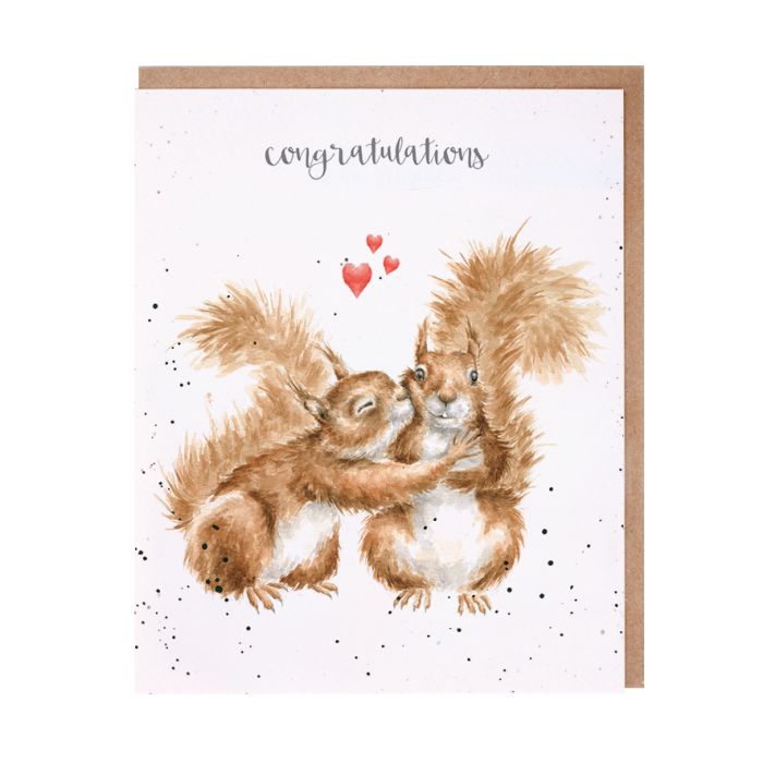Wrendale Card 'Nuts About Eachother'