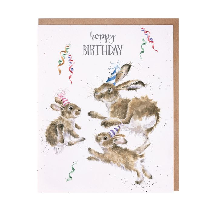 Wrendale Card 'Hoppy Birthday'