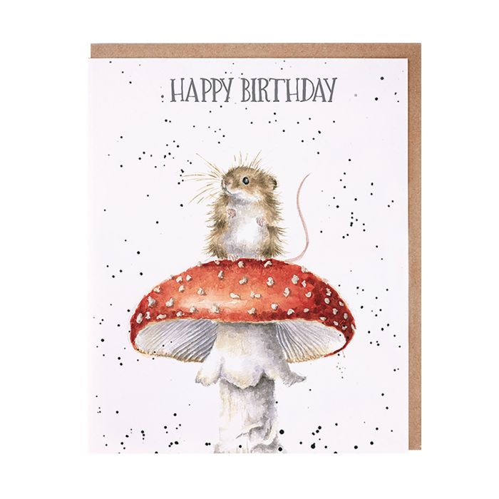 Wrendale Card 'Birthday Mouse'