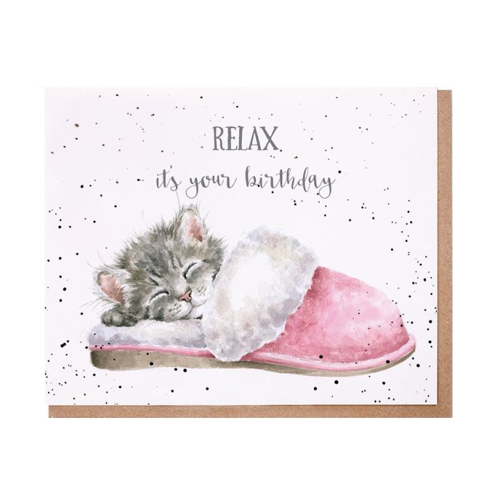 Wrendale Card 'Sleepy Kitten'