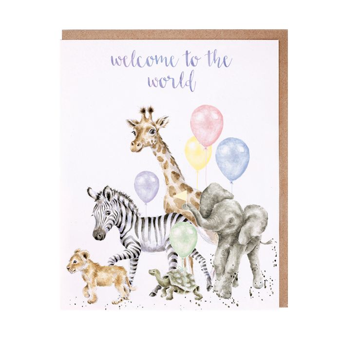 Wrendale Card 'Welcome to the world’