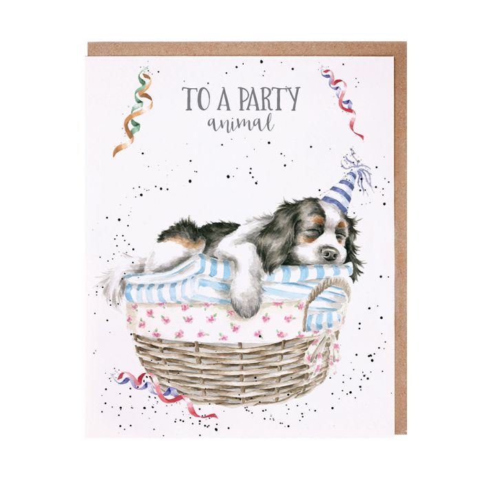 Wrendale Card 'Slumber Pawty'