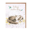 Wrendale Card 'Asleep on the Hay'