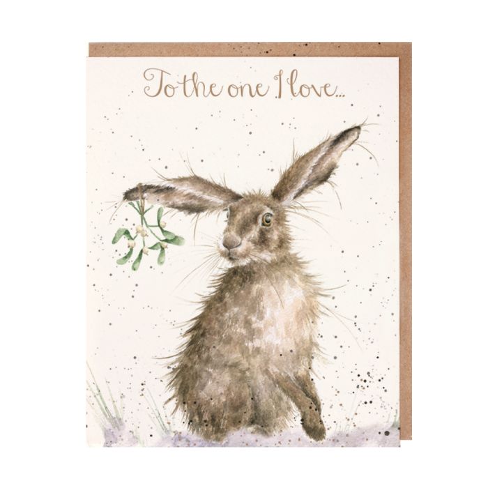 Wrendale Card 'Mistletoe'