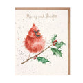 Wrendale Card 'Cardinal Christmas'